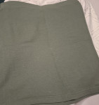 MASLINASTO ZELENA PAMUČNA SUKNJA VEL L - NOVO