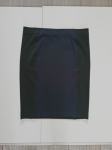 Nova rastezljiva suknja uz tijelo - tamnoplavo - crna - broj L - H&M