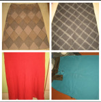 4 SUKNJE  VEL. 38 = 15,00 eur