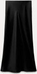 CRNA SUKNJA OD SATENA NA GUMU VEL. XL - NOVO