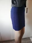Tamnoplava mini suknja broj 38 - M - PULL&BEAR