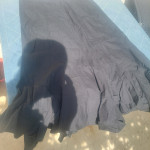 Ženska crna sukjna s patentom