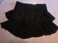 Nova ženska kratka crna suknja sa šljokicama