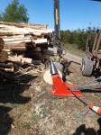 Cjepač za drva Kalanje Bager Traktor Šumarska prikolica Svrdlo