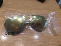 Polarizirane sunčane naočale sa zlatnim lećama