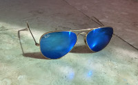 Ray-Ban ženske sunčane naočale, plava stakla