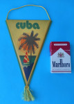 CUBA (Kuba) vrlo lijepa stara zastavica - plastificirana