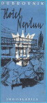 DUBROVNIK - HOTEL NEPTUN ex Yu turistička brošura prospekt iz 1980-tih