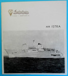 JADROLINIJA Rijeka m/b ISTRA * zahvalnica zapovjednika broda iz 1968.g