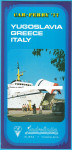 JADROLINIJA RIJEKA stara ex Yu brodska brošura (1977) Yu Greece Italy