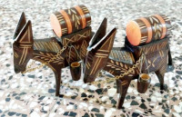 Magarac - vintage drveni turistički suvenir - tovar