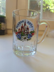 Mala staklena šalica Maria Zell sa ljubavnom porukom