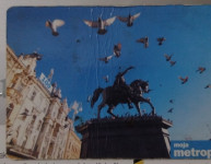 moja metropola trg bana Josipa Jelačića Zagreb spomenik mali magnetić.