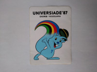 NALJEPNICA ZAGI UNIVERZIJADA ZAGREB '87