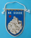 NK USKOK KLIS (Split) - stara ex Yu nogometna zastavica iz 1980-tih