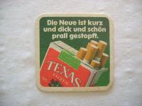 Pivski podmetač - Texas Filter Cigarettes - podmetač za čaše