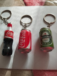 Privjesci za ključeve Coca Cola i Heineken