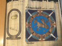 Slika astrološkog znaka Jarca na papirijusu