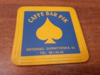 Stari gumeni podmetač - Caffe bar PIK