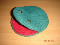 suvenir iz Baranje štrikana žaba