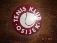 suvenir beđ Tenis Klub Osijek iz 60 tih