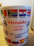 Suvenir: šalica:Hrvatska u društvu najboljih - SP u nogometu 2002.