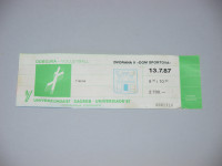 Univerzijada 87 karta za odbojku