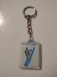 UNIVERZIJADA'87 ZAGREB YUGOSLAVIA stari privjesak za ključeve,plastika