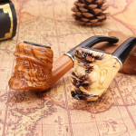 1 kom vintage lula s rezbarenim Djedom Mrazom, prijenosna i odvojiva