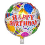 Balon Happy Birthday okrugli