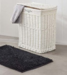 BIJELI PLETENI KOŠ ZA RUBLJE NOVO