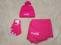 Coca cola - šal, kapa i rukavice