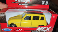 Diecast model Renault 4 1/36