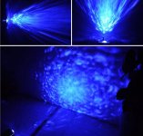 Dj laser ,party - Plava boja