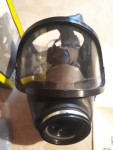 Gas maska crna sa vizirom - B-2
