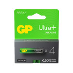 GP ULTRA+ 4xAAA alkalne baterije