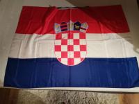 Zastava Hrvatske s rukavima ogrtac 150x110cm