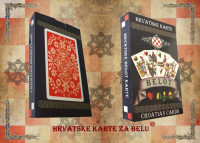 Hrvatske karte za Belu  BELOT  idealan poklon