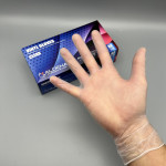 Jednokratne zaštitne rukavice -  Vinilne bez pudera 100/1