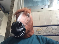 karnevalska maska konj za noć vještica halloween