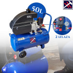 KOMPRESOR HAMMER TOOLS 50L SA 2 IZLAZA