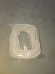 NOVO! 3-struki konop 10 mm – bijeli, 20 m – za brod, teret...