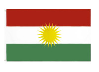 KURDISTAN, zastava 90x60cm