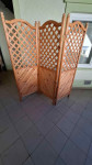 Leseni paravan 180x180cm.