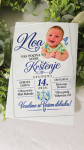 Luksuzne pozivnice za krštenje od pleksiglasa