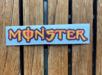 Naljepnica Monster 11 x 2.5 cm
