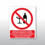 Naljepnica, znak, oznaka - Zabranjena prodaja alkoholnih pića