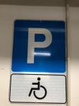 Oznaka Parkirno Mjesto za Invalide