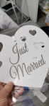 Papirnato srce Just married