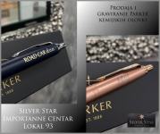 Parker kemijska olovka •NOVO •GRAVIRANJE - Silver Star Importanne
